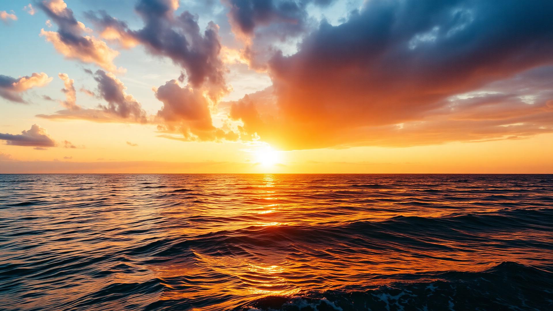 Ocean sunset
